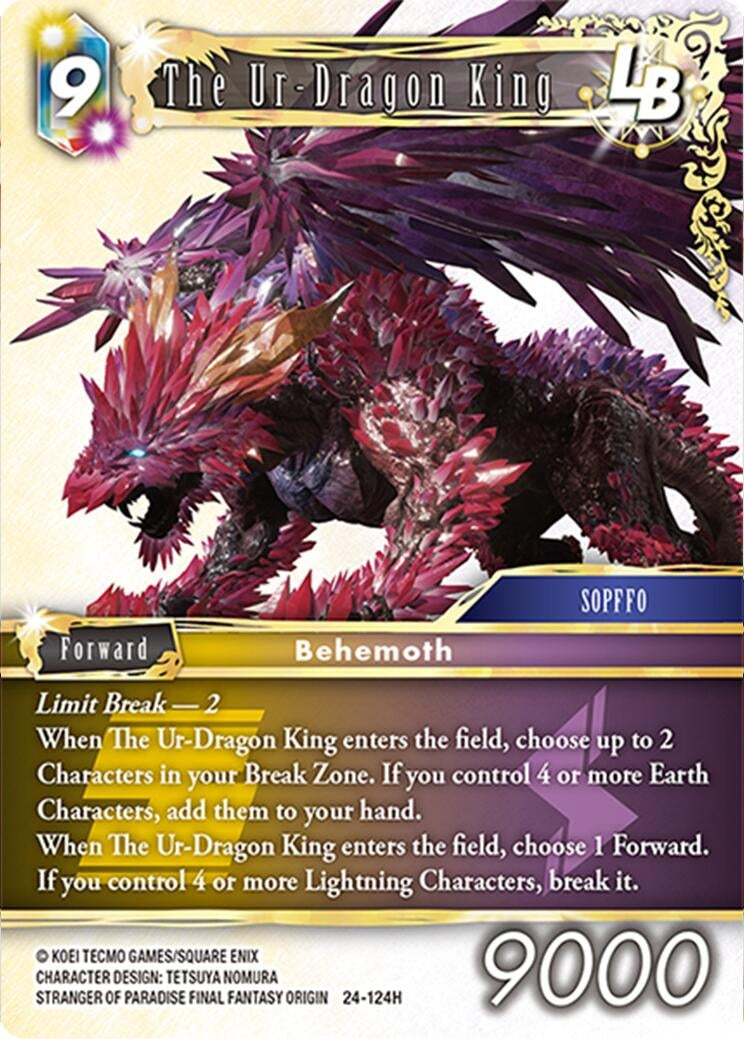 Image for The Ur-Dragon King LB (Hidden Legends) (24-124H) - Final Fantasy TCG