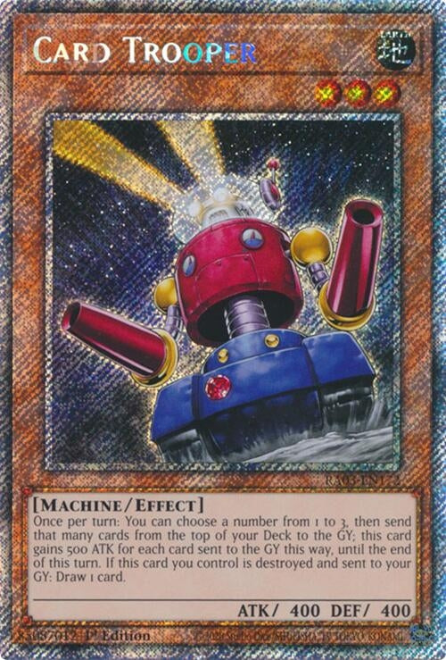 Image for Card Trooper (Platinum Secret Rare) (Quarter Century Bonanza) (RA03-EN172) - YuGiOh