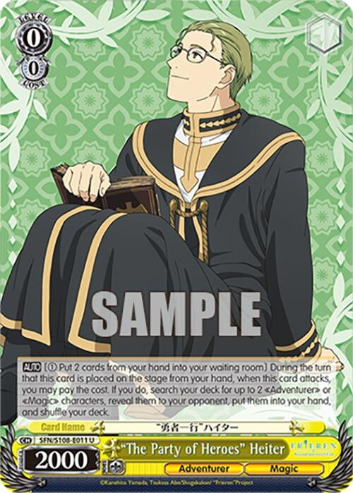 Image for "The Party of Heroes" Heiter (Frieren: Beyond Journey’s End) (SFN/S108-E011 U) - Weiss Schwarz