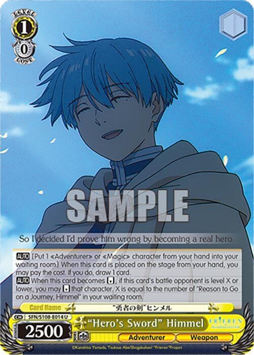 Image for "Hero's Sword" Himmel (Frieren: Beyond Journey’s End) (SFN/S108-E014 U) - Weiss Schwarz