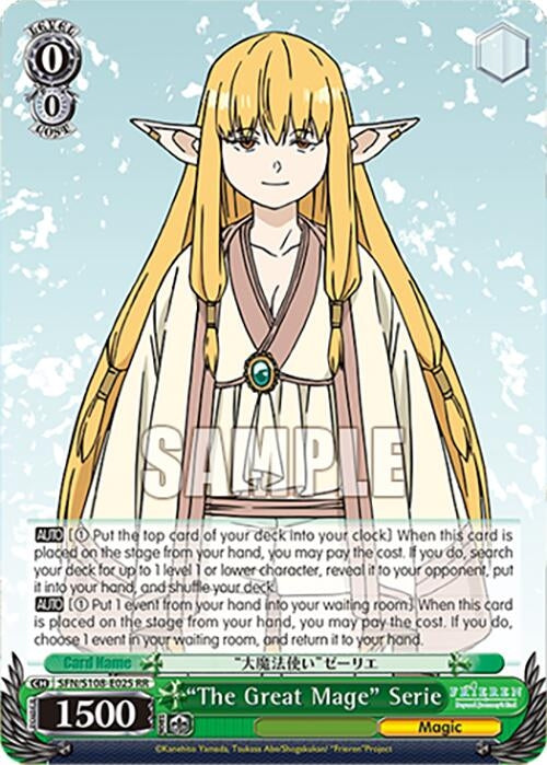 Image for "The Great Mage" Serie (Frieren: Beyond Journey’s End) (SFN/S108-E025 RR) - Weiss Schwarz