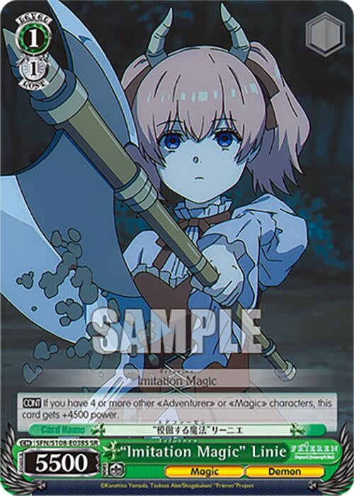 Image for "Imitation Magic" Linie (SR) (Frieren: Beyond Journey’s End) (SFN/S108-E038S SR) - Weiss Schwarz