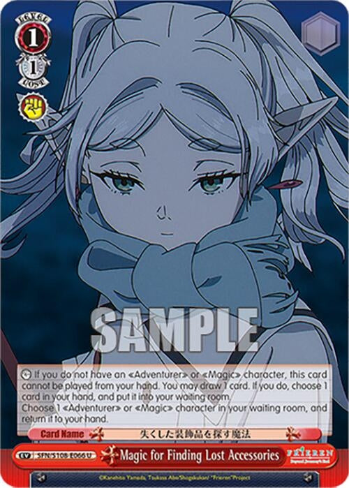 Image for Magic for Finding Lost Accessories (Frieren: Beyond Journey’s End) (SFN/S108-E066 U) - Weiss Schwarz