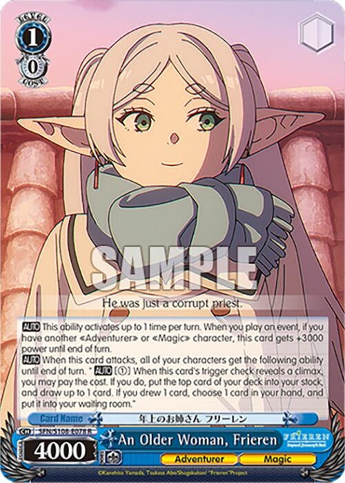 Image for An Older Woman, Frieren (Frieren: Beyond Journey’s End) (SFN/S108-E078 R) - Weiss Schwarz