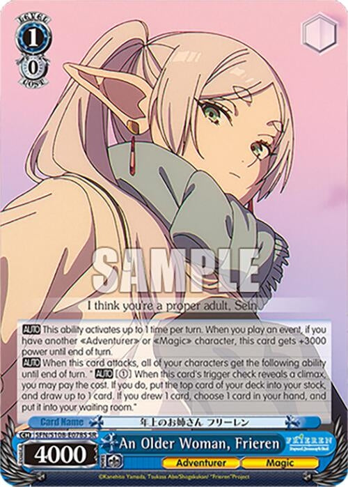 Image for An Older Woman, Frieren (SR) (Frieren: Beyond Journey’s End) (SFN/S108-E078S SR) - Weiss Schwarz