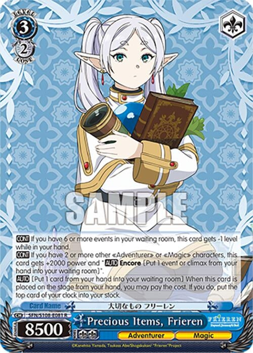 Image for Precious Items, Frieren (Frieren: Beyond Journey’s End) (SFN/S108-E081 R) - Weiss Schwarz