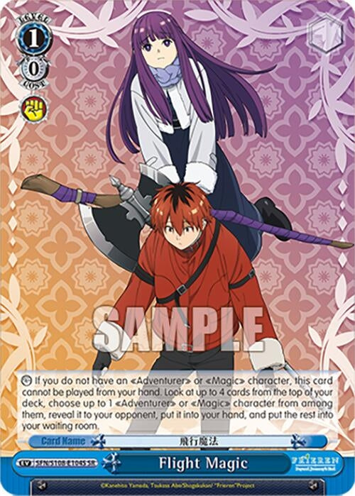 Image for Flight Magic (SR) (Frieren: Beyond Journey’s End) (SFN/S108-E104S SR) - Weiss Schwarz