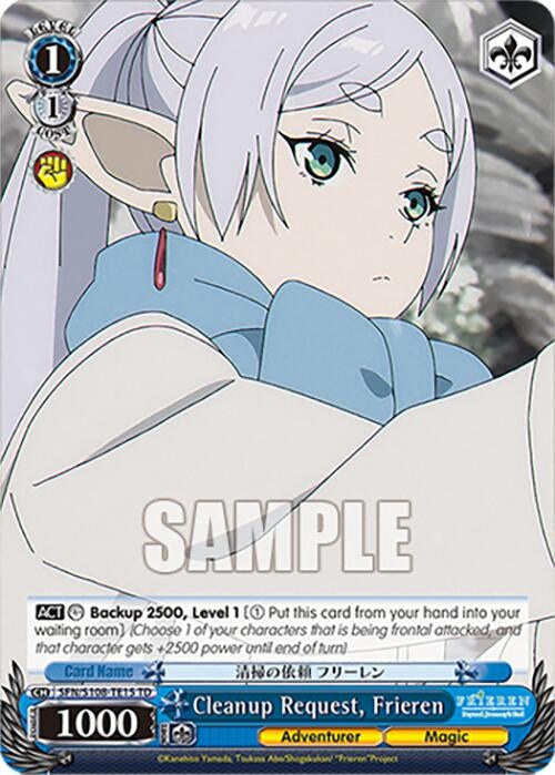 Image for Cleanup Request, Frieren (Frieren: Beyond Journey’s End) (SFN/S108-TE15 TD) - Weiss Schwarz