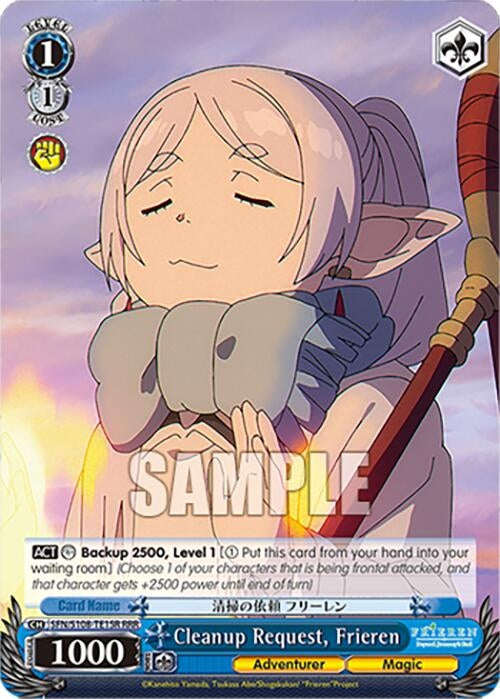 Image for Cleanup Request, Frieren (RRR) (Frieren: Beyond Journey’s End) (SFN/S108-TE15R RRR) - Weiss Schwarz