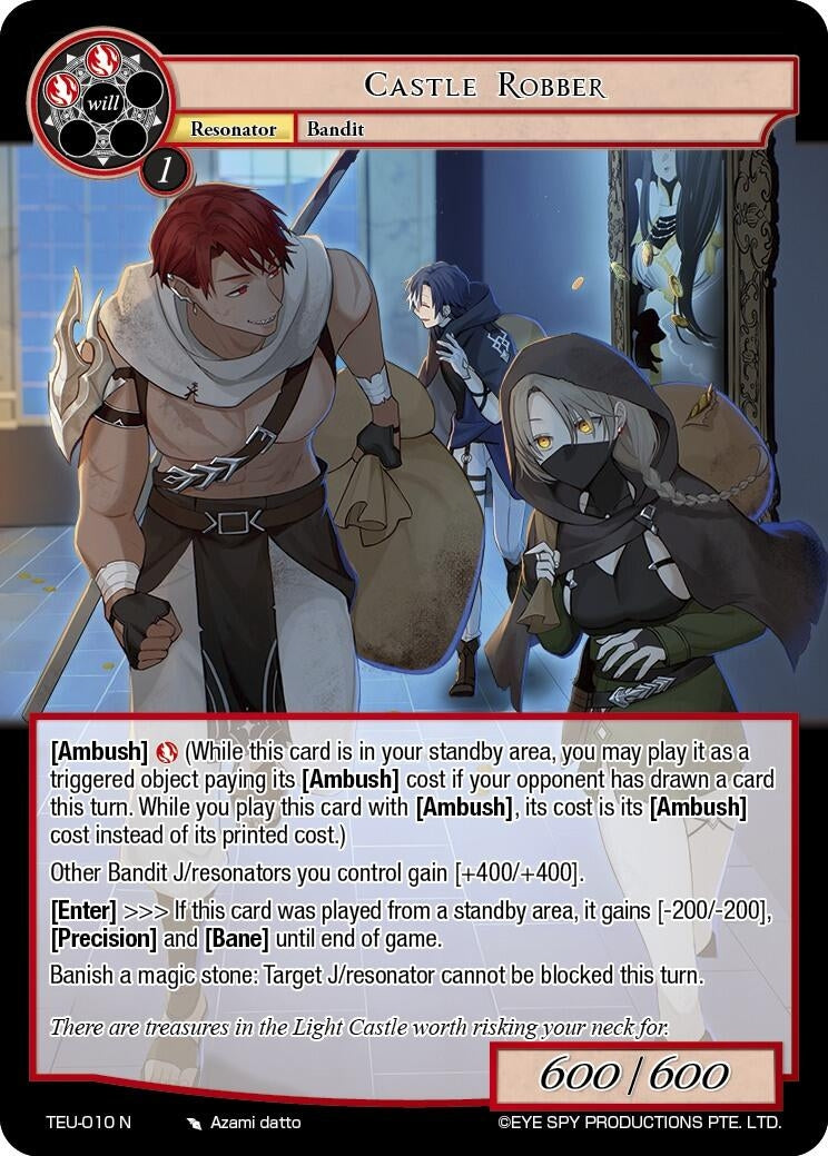 Image for Castle Robber (Timeless Eclipse of the Underworld) (TEU-010 N) - Force of Will