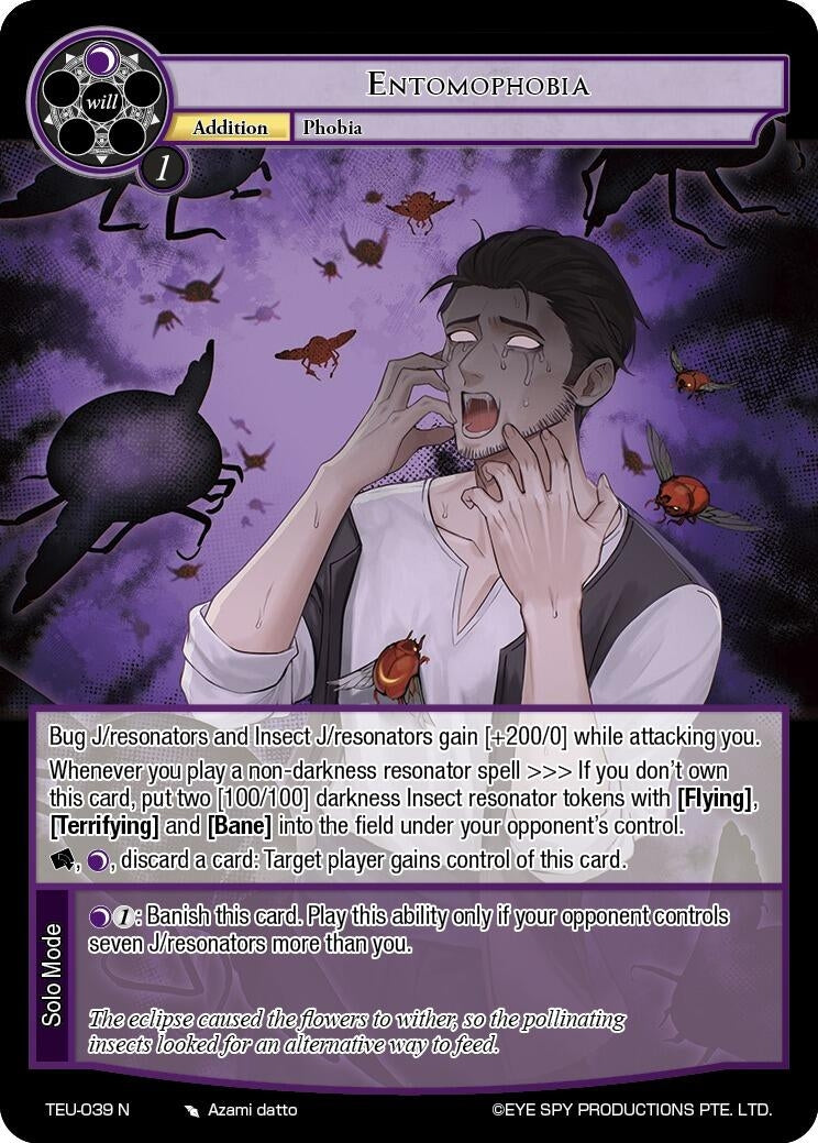 Image for Entomophobia (Timeless Eclipse of the Underworld) (TEU-039 N) - Force of Will