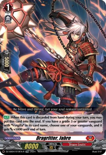 Image for Dragritter, Jabre (Foil) (DZ-SS04: Special Series Stardust Blade) (DZ-SS04/010EN-R) - Cardfight Vanguard