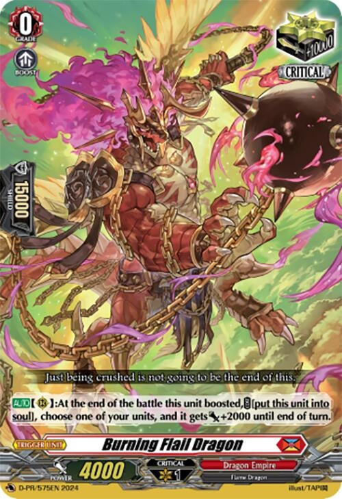 Image for Burning Flail Dragon (D-PR/575EN) (D Promo Cards) (D-PR/575EN) - Cardfight Vanguard