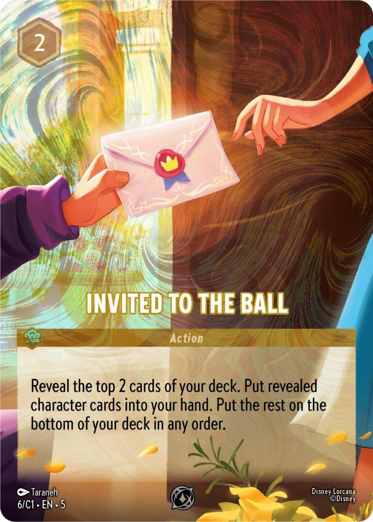 Image for Invited to the Ball (Disney Lorcana Promo Cards) (6) - Disney Lorcana