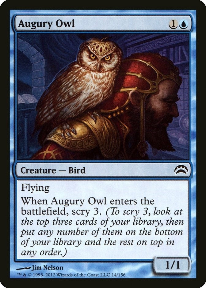 Image for Augury Owl (Planechase 2012) (14) - Magic: The Gathering