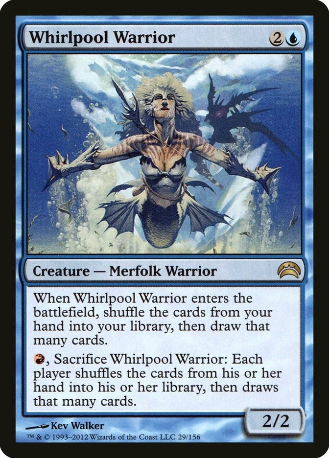 Image for Whirlpool Warrior (Planechase 2012) (29) - Magic: The Gathering