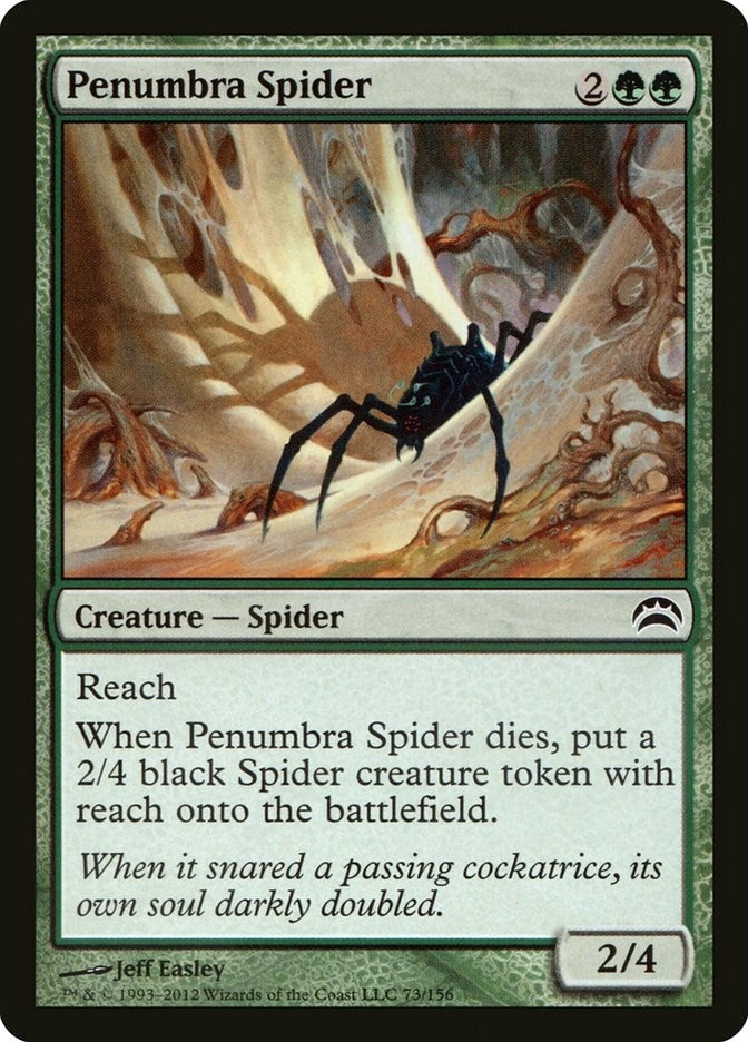 Image for Penumbra Spider (Planechase 2012) (73) - Magic: The Gathering