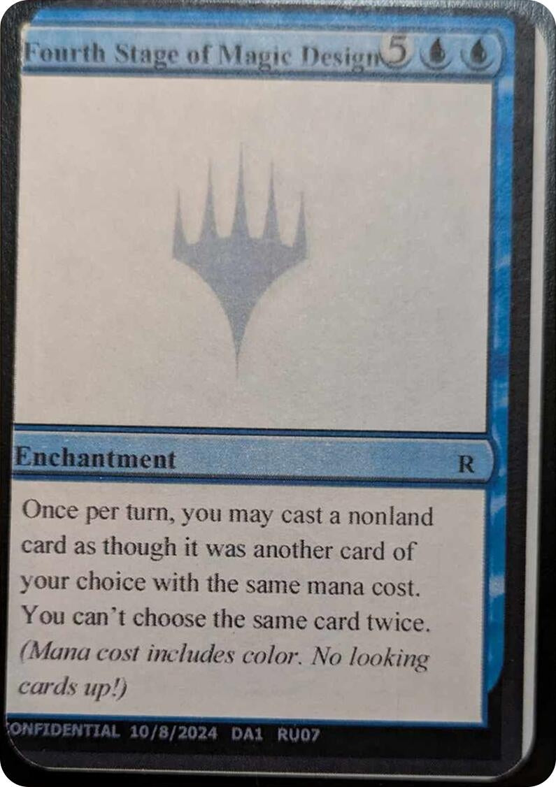 Image for Fourth Stage of Magic Design (Un-Known Event Playtest Cards) - Magic: The Gathering