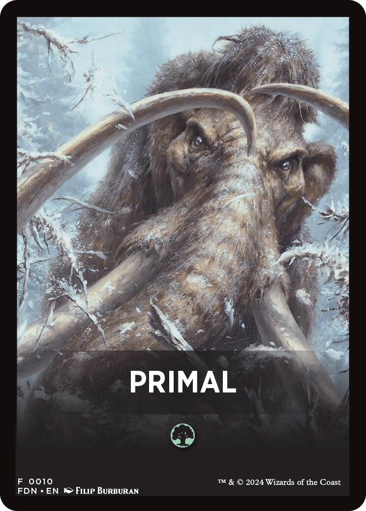 Image for Primal Theme Card (Foundations) (10) - Magic: The Gathering