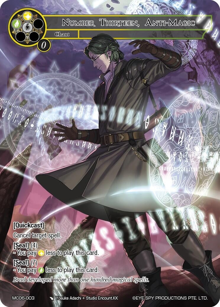 Image for Number Thirteen, Anti-Magic (Memoria Collection 06) (MC06-003) - Force of Will
