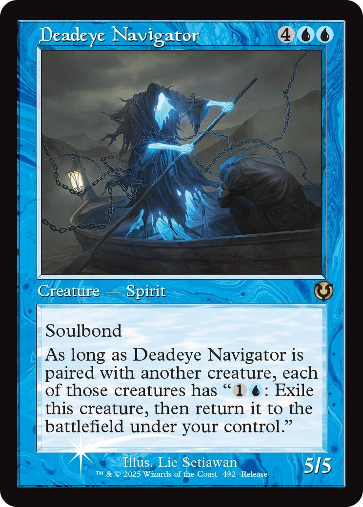 Image for Deadeye Navigator (Retro Frame) (Launch Party & Release Event Promos) (492) - Magic: The Gathering