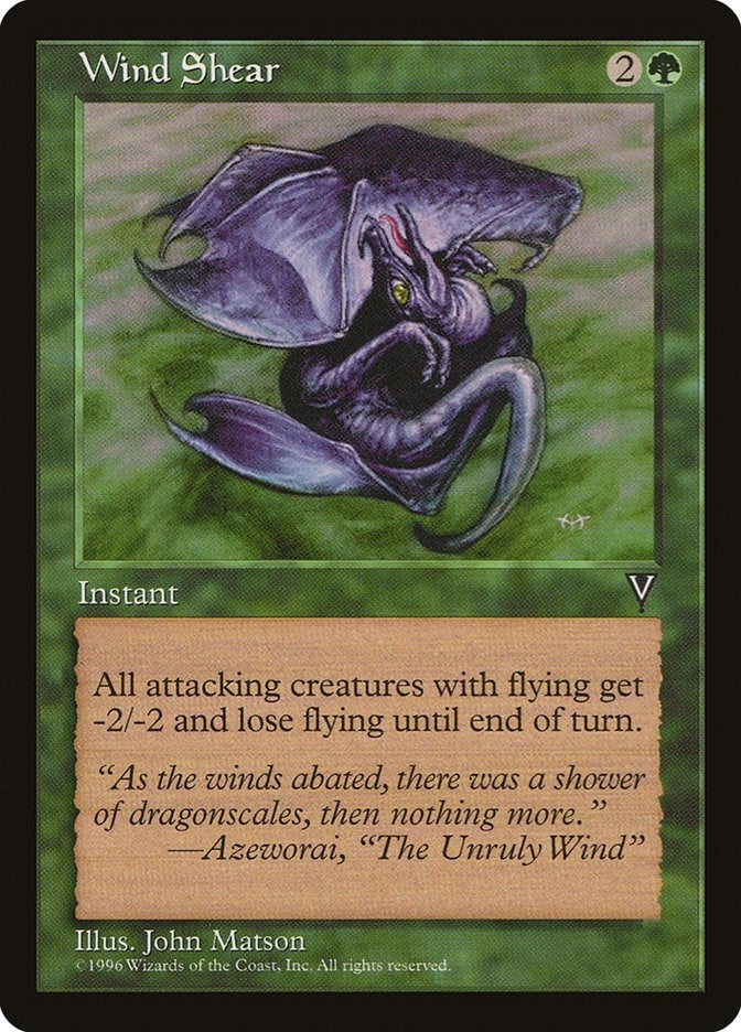 Image for Wind Shear (Visions) - Magic: The Gathering