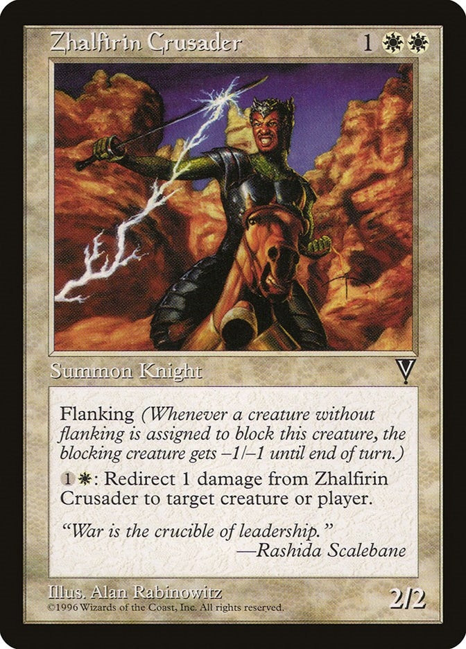 Image for Zhalfirin Crusader (Visions) - Magic: The Gathering