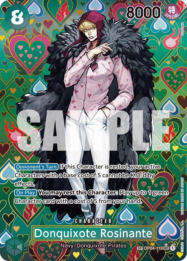 Image for Donquixote Rosinante (SP) (Emperors in the New World) (OP04-119) - One Piece Card Game