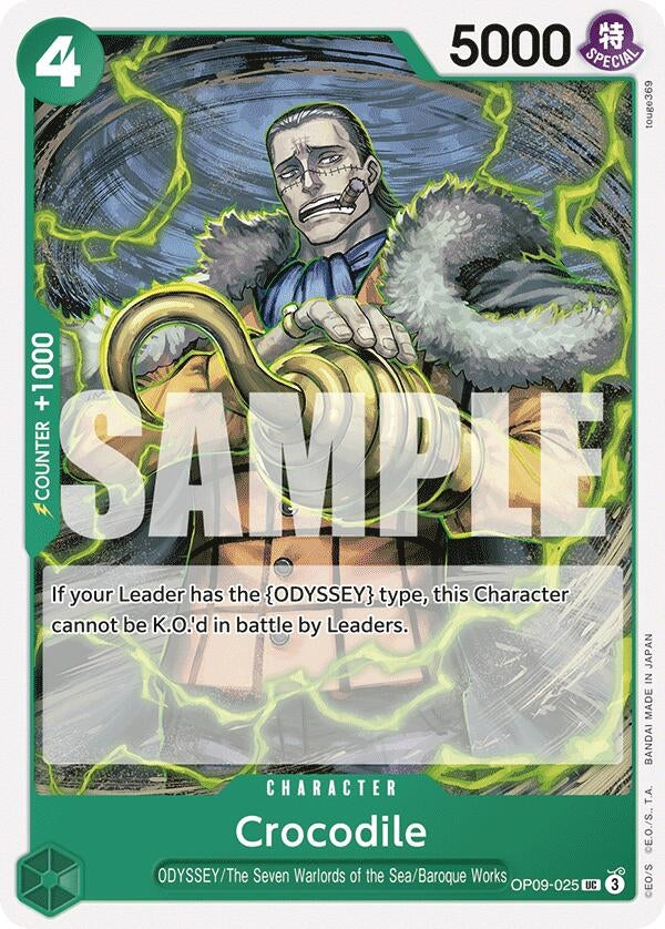 Image for Crocodile (025) (Emperors in the New World) (OP09-025) - One Piece Card Game