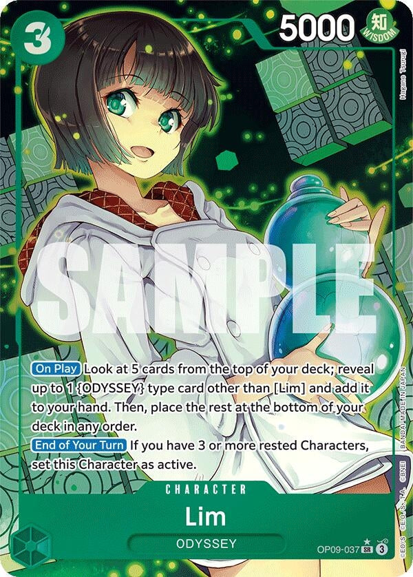 Image for Lim (037) (Parallel) (Emperors in the New World) (OP09-037) - One Piece Card Game