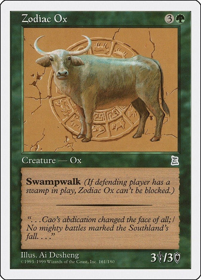 Image for Zodiac Ox (Portal Three Kingdoms) (161) - Magic: The Gathering