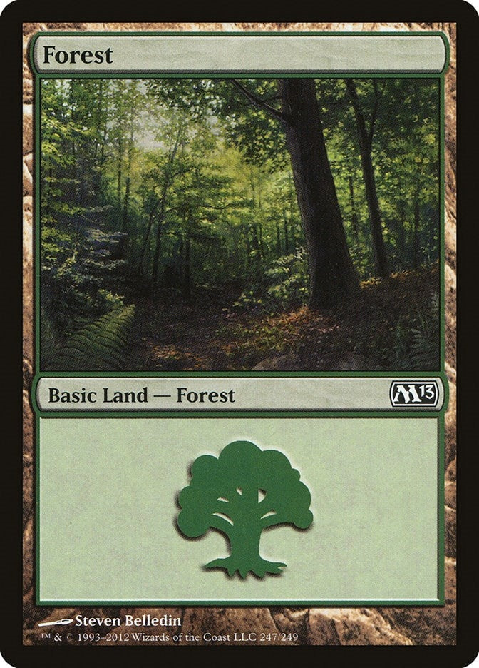 Image for Forest (247) (Magic 2013 (M13)) (247) - Magic: The Gathering
