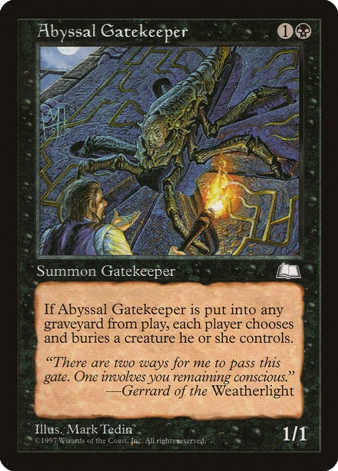 Image for Abyssal Gatekeeper (Weatherlight) - Magic: The Gathering