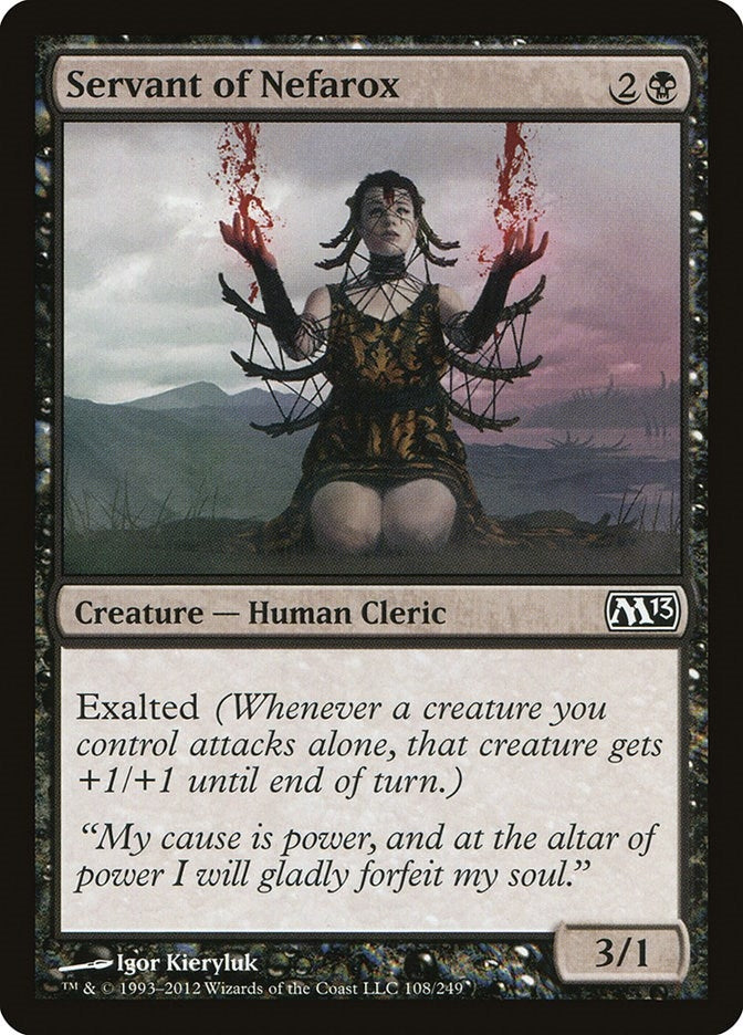 Image for Servant of Nefarox (Magic 2013 (M13)) (108) - Magic: The Gathering