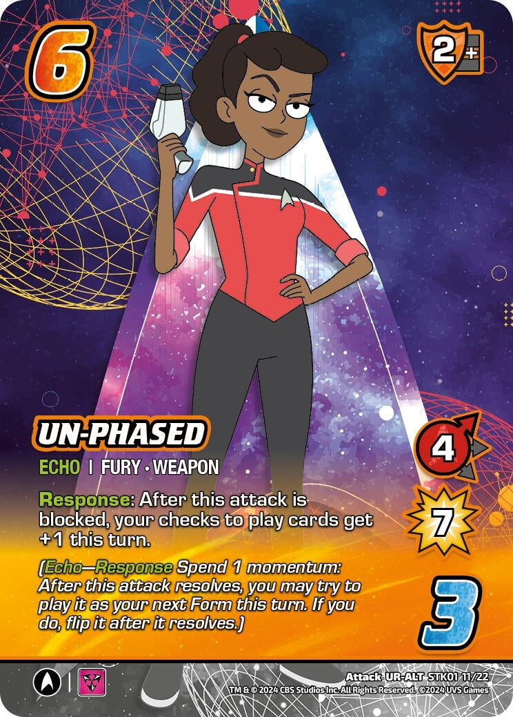 Image for Un-phased (Alternate Art) (Challenger Series: Star Trek: Lower Decks) (STK01 11/22) - UniVersus