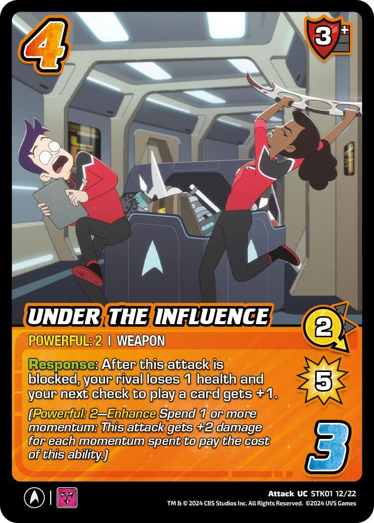 Image for Under the Influence (Challenger Series: Star Trek: Lower Decks) (STK01 12/22) - UniVersus