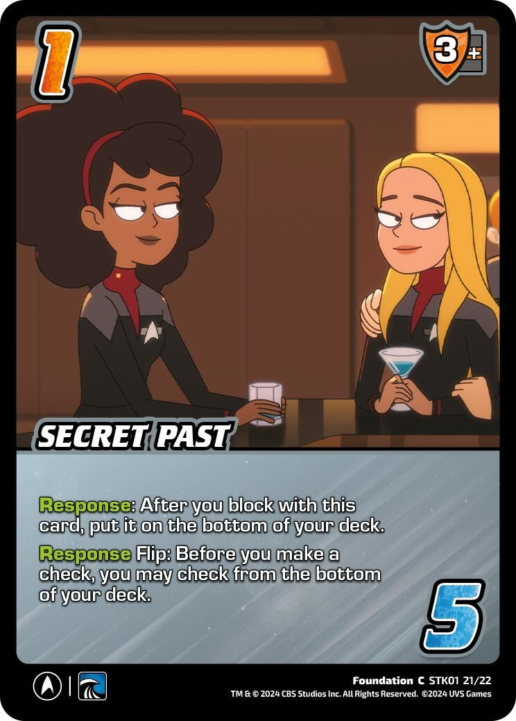 Image for Secret Past (Challenger Series: Star Trek: Lower Decks) (STK01 21/22) - UniVersus