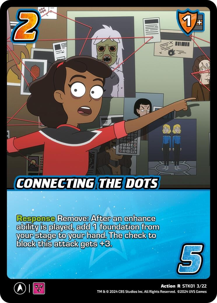 Image for Connecting the Dots (Challenger Series: Star Trek: Lower Decks) (STK01 3/22) - UniVersus