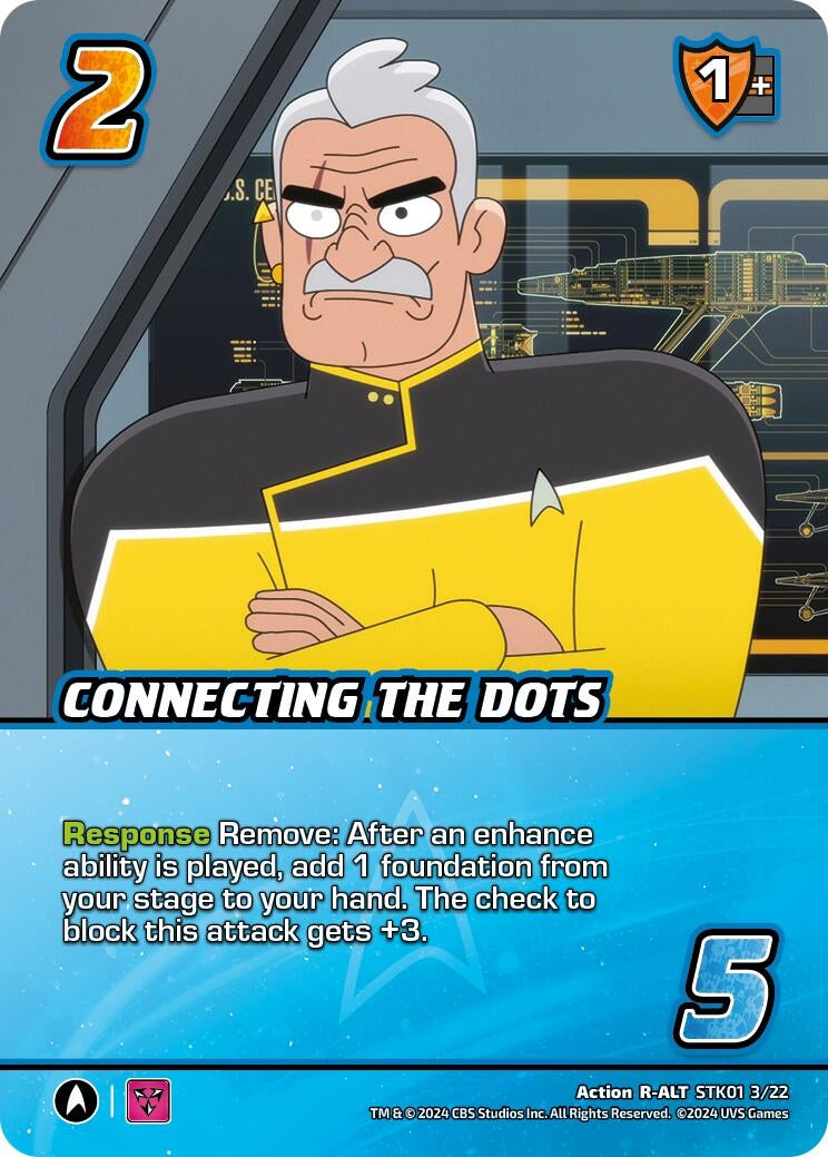 Image for Connecting the Dots (Alternate Art) (Challenger Series: Star Trek: Lower Decks) (STK01 3/22) - UniVersus