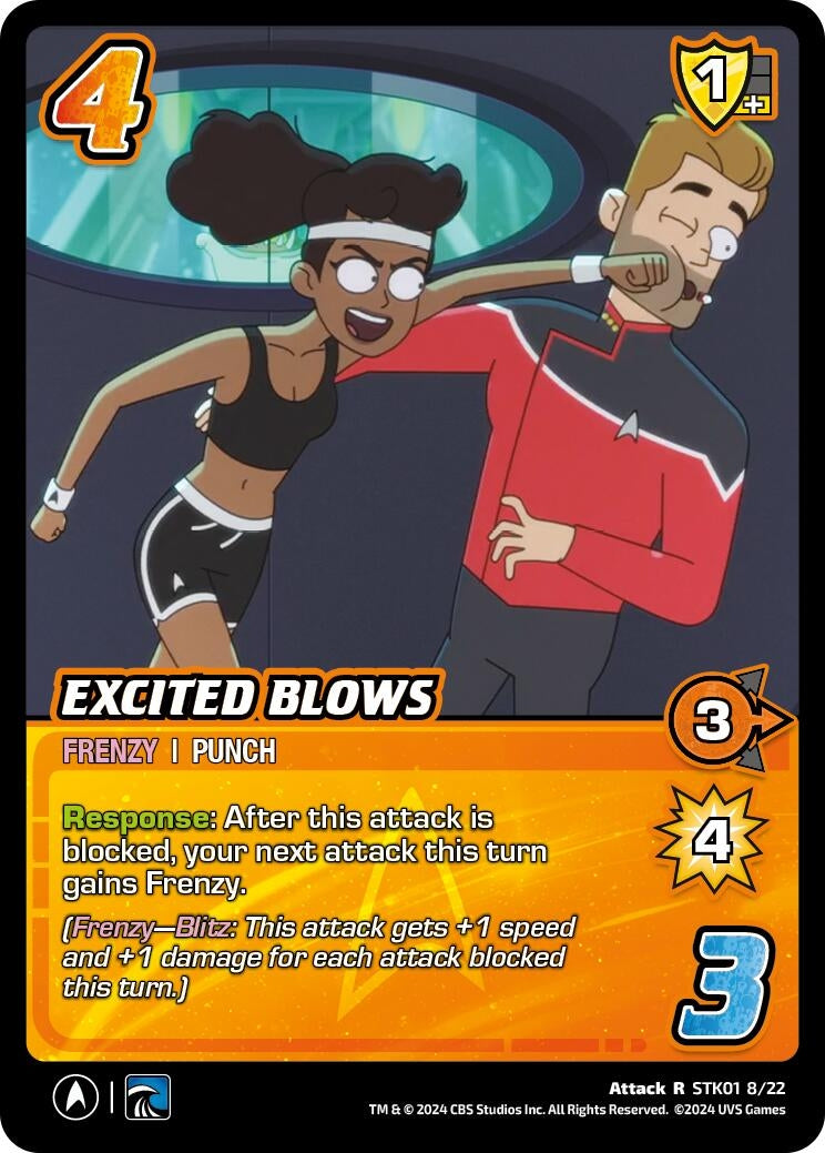 Image for Excited Blows (Challenger Series: Star Trek: Lower Decks) (STK01 8/22) - UniVersus