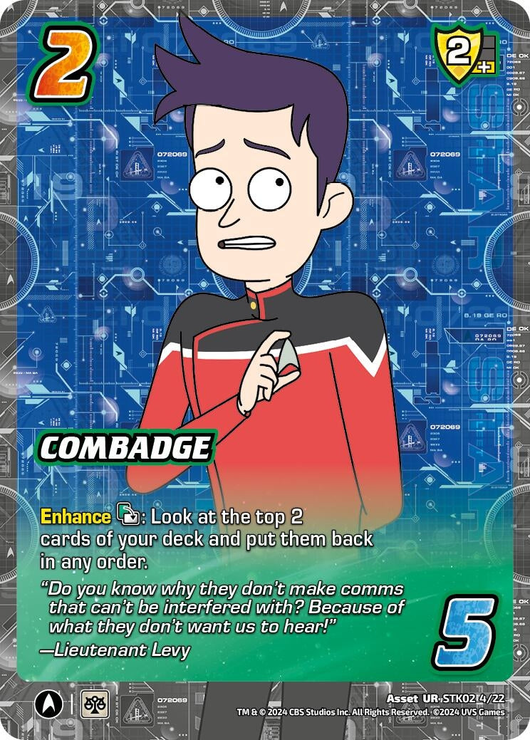 Image for Combadge (Challenger Series: Star Trek: Lower Decks) (STK02 4/22) - UniVersus