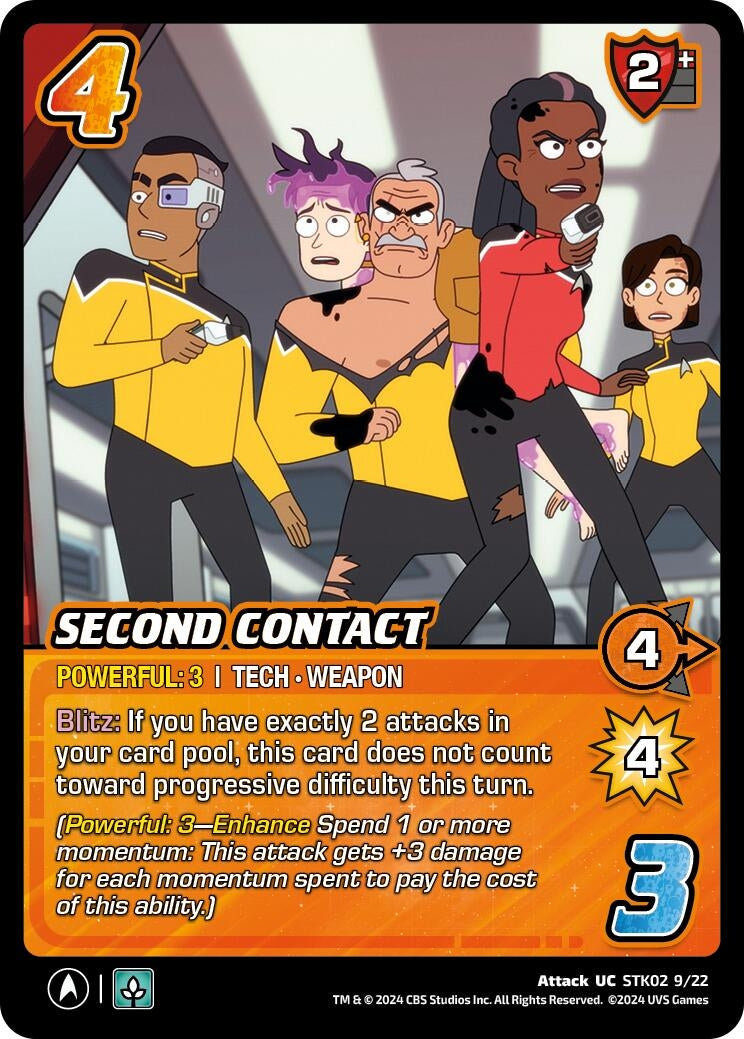 Image for Second Contact (Challenger Series: Star Trek: Lower Decks) (STK02 9/22) - UniVersus