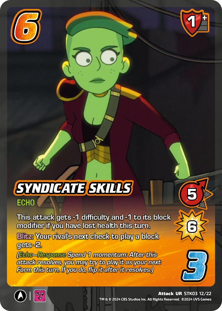 Image for Syndicate Skills (Challenger Series: Star Trek: Lower Decks) (STK03 12/22) - UniVersus