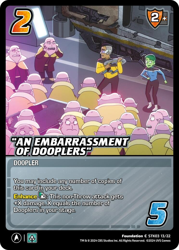 Image for "An Embarrassment of Dooplers" (Challenger Series: Star Trek: Lower Decks) (STK03 13/22) - UniVersus