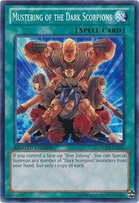 Image for Mustering of the Dark Scorpions (Gold Series: Haunted Mine) (GLD5-EN042) - YuGiOh