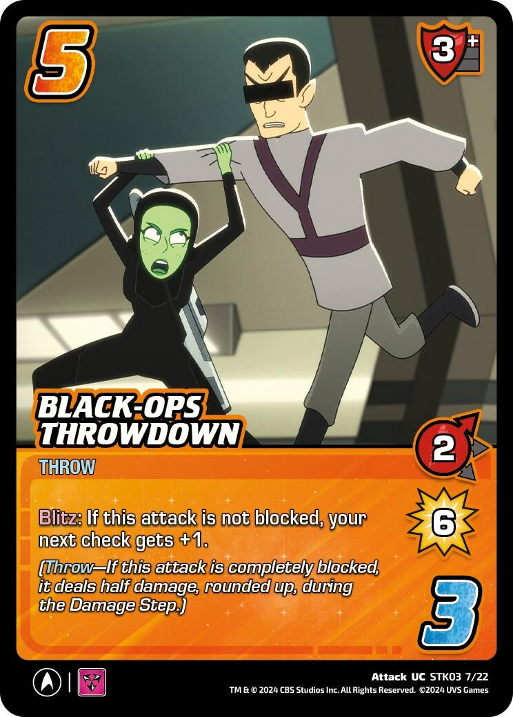 Image for Black-Ops Throwdown (Challenger Series: Star Trek: Lower Decks) (STK03 7/22) - UniVersus