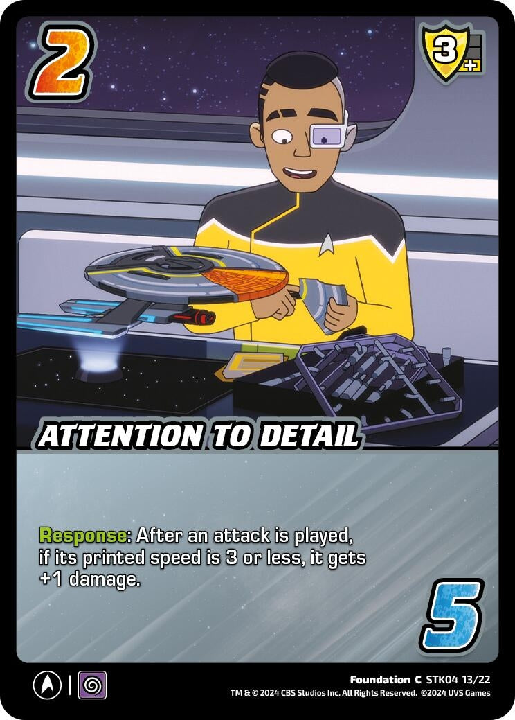 Image for Attention to Detail (Challenger Series: Star Trek: Lower Decks) (STK04 13/22) - UniVersus