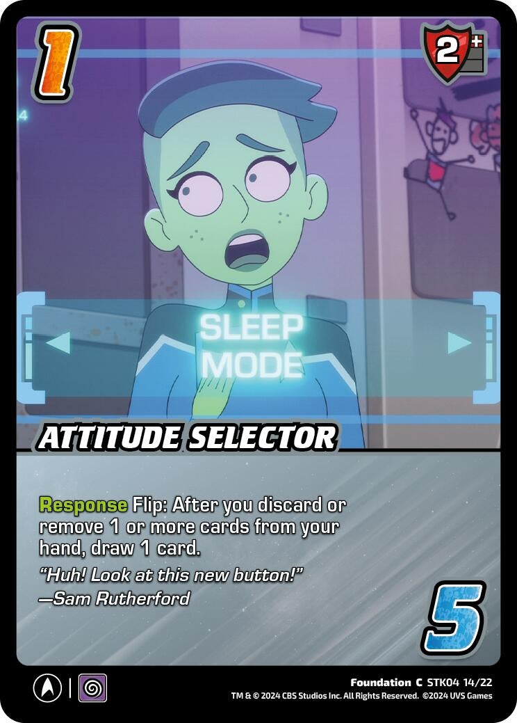 Image for Attitude Selector (Challenger Series: Star Trek: Lower Decks) (STK04 14/22) - UniVersus