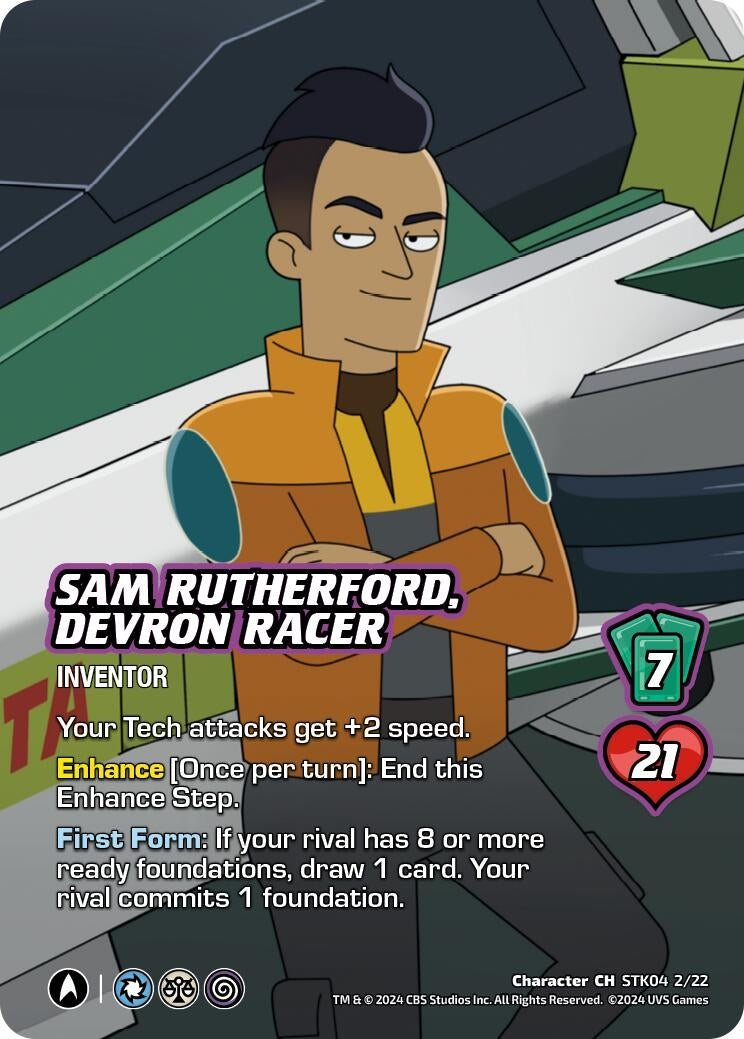 Image for Sam Rutherford, Devron Racer (Challenger Series: Star Trek: Lower Decks) (STK04 2/22) - UniVersus