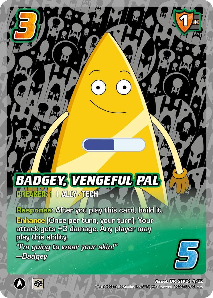 Image for Badgey, Vengeful Pal (Challenger Series: Star Trek: Lower Decks) (STK04 4/22) - UniVersus